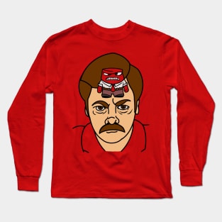 Ron Swanson Anger Management Long Sleeve T-Shirt